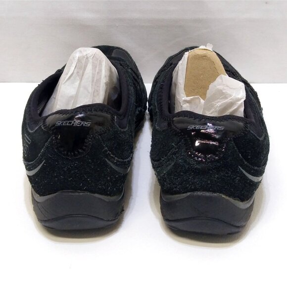 Skechers Breathe Easy SN22474 Womens 8.5 M Walking Running Shoes Relaxed Black - Picture 4 of 7